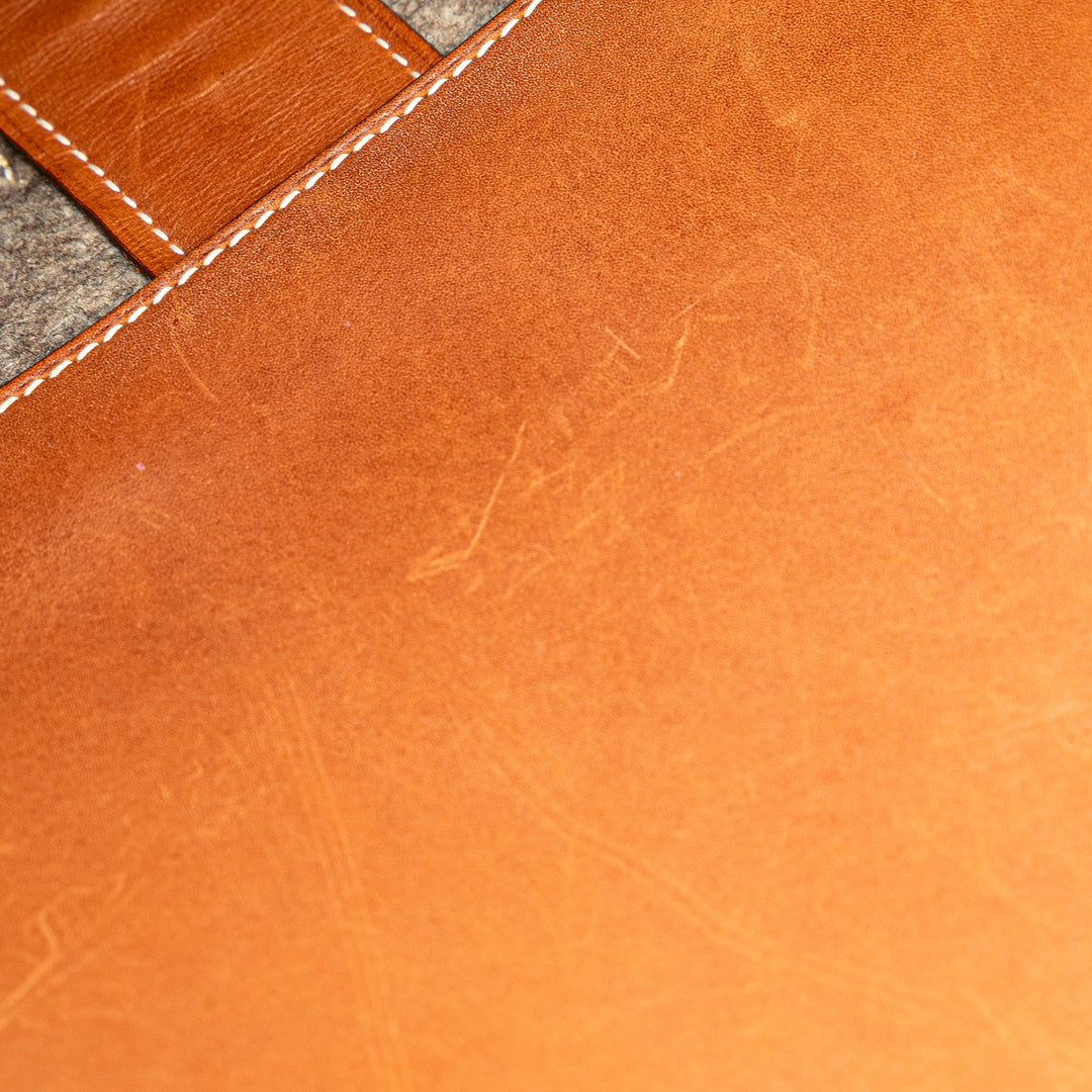 Hermès Felt Camails Bucket Bag Gris