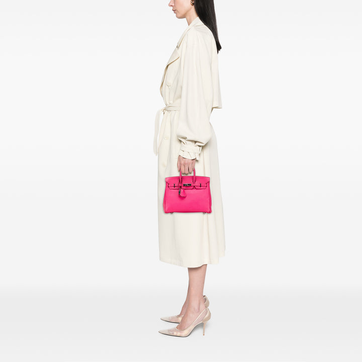 Hermès Chevre Mysore Birkin Retourne 25 Rose