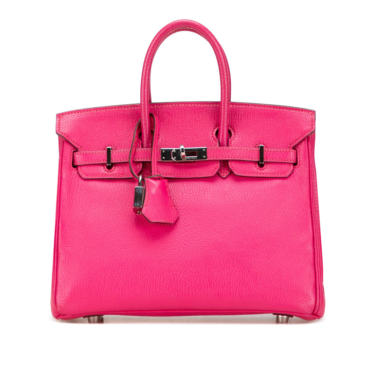 Hermès Chevre Mysore Birkin Retourne 25 Rose