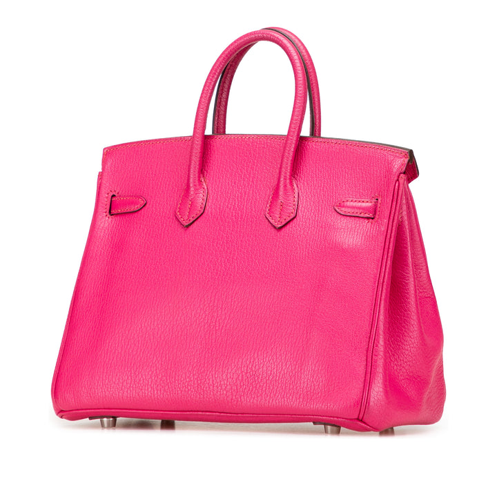 Hermès Chevre Mysore Birkin Retourne 25 Rose
