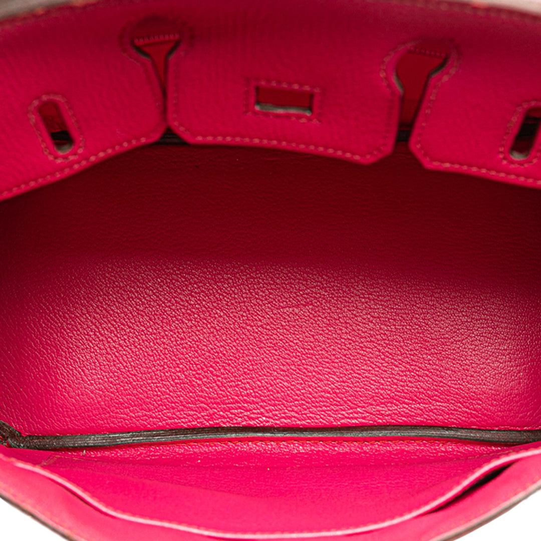 Hermès Chevre Mysore Birkin Retourne 25 Rose