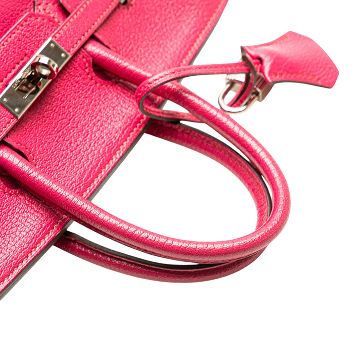 Hermès Chevre Mysore Birkin Retourne 25 Rose