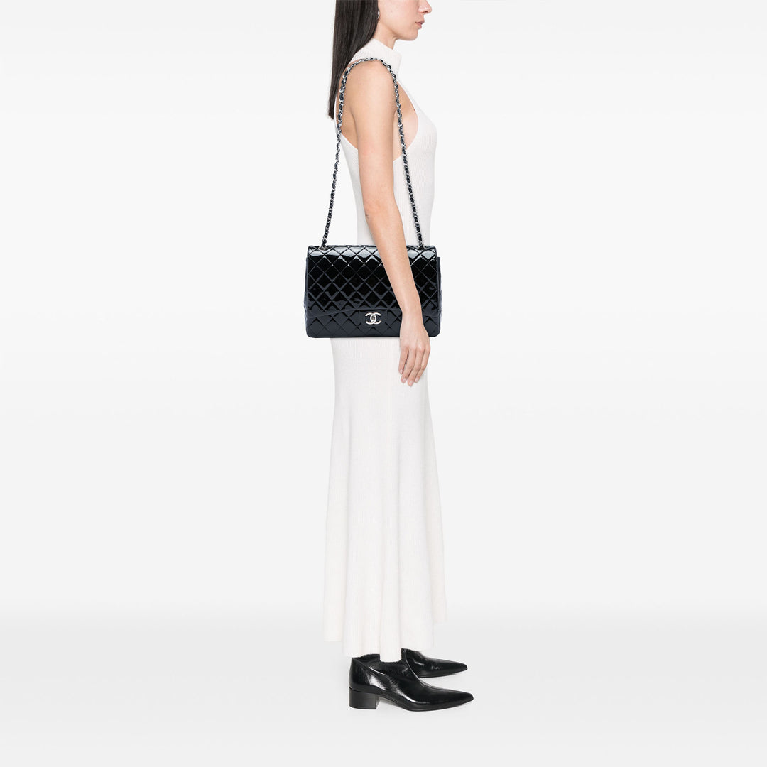 Classic Double rabat Maxi Noir