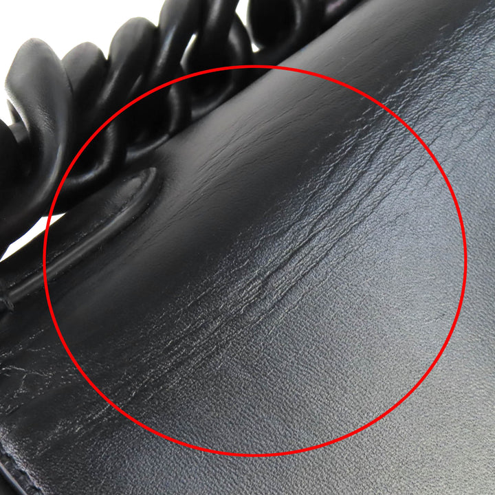 Ferragamo Sac à main Aura Crescent Cuir de veau Noir – vue 8 – GABY PARIS
