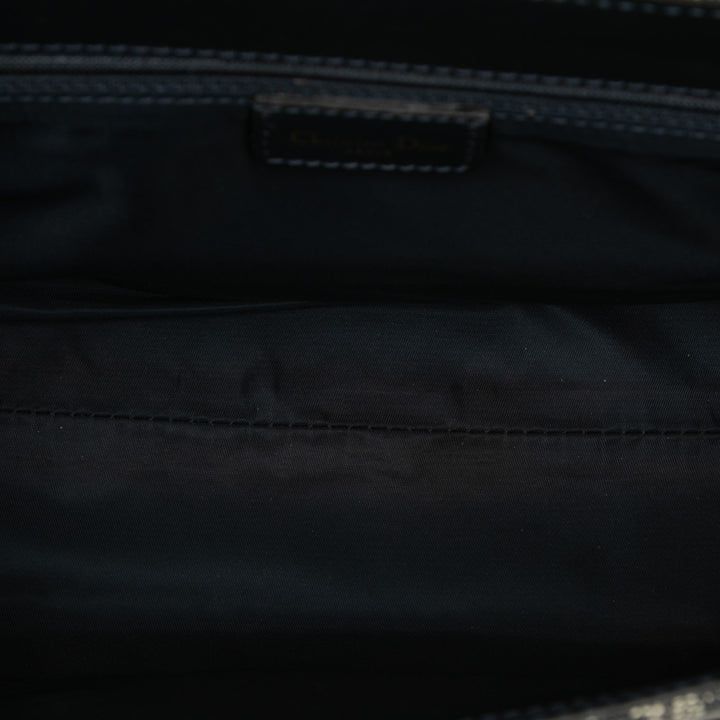 Dior Sac porté épaule Diorissimo Trotter Saddle Bleu – vue 4 – GABY PARIS