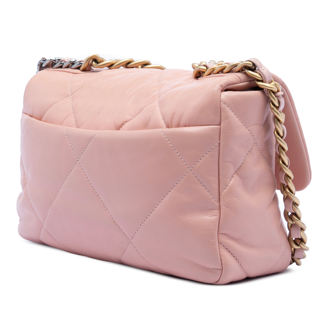 Chanel Medium Cuir d’agneau 19 à rabat