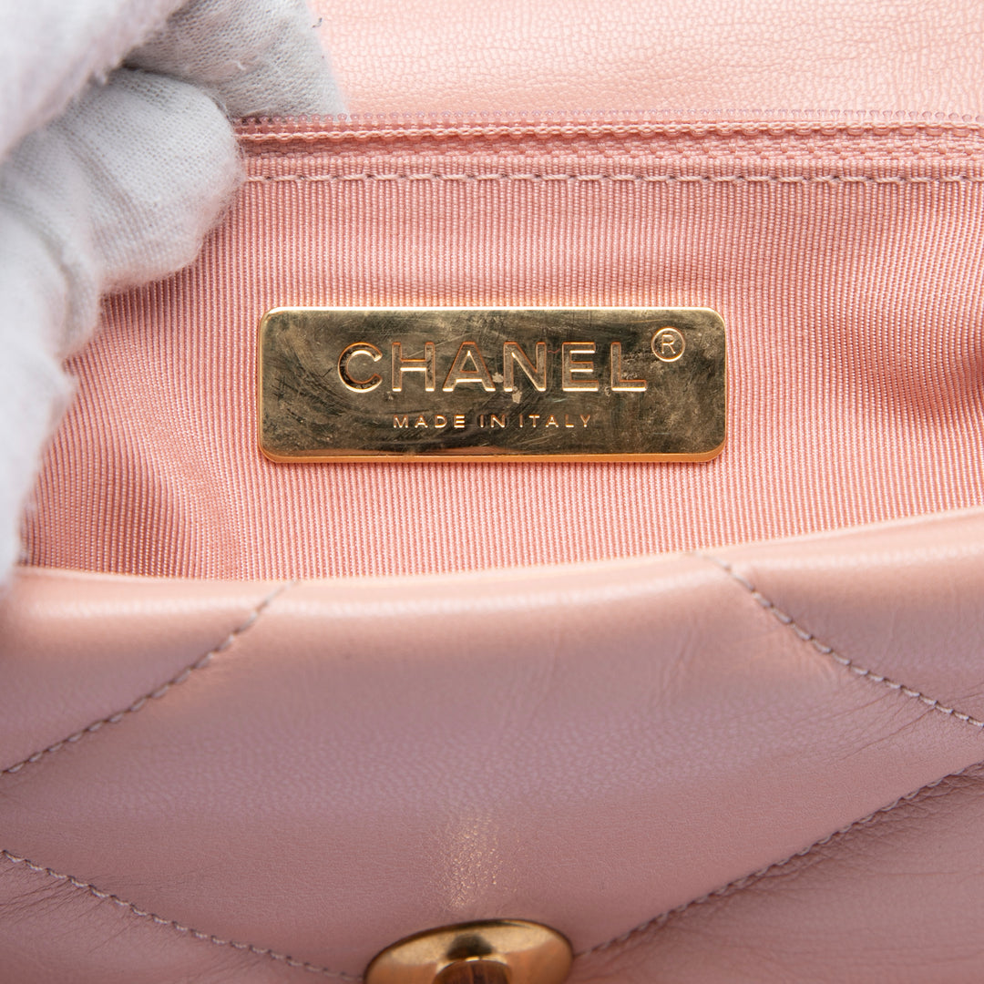 Chanel Medium Cuir d’agneau 19 à rabat