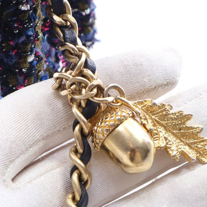 Chanel CC Tweed Charms Wallet on Chain