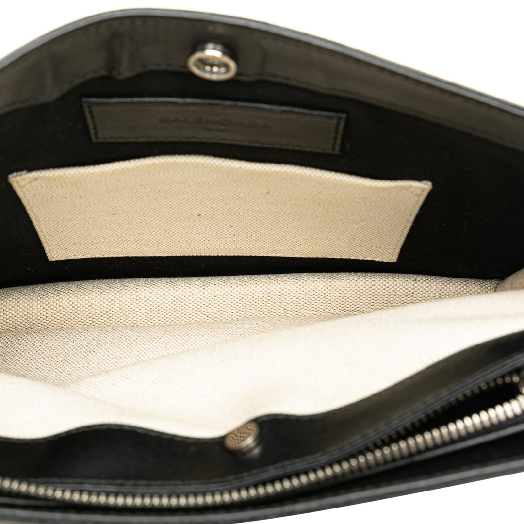 Navy Pochette Crossbody Brown - Gaby Paris