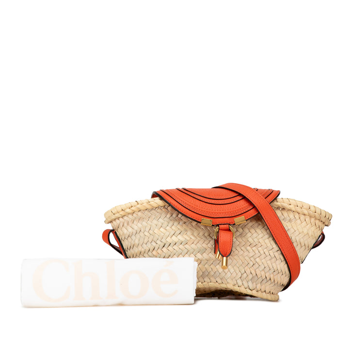 Raffia Marcie Crossbody Brown - Gaby Paris