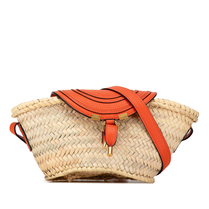 Raffia Marcie Crossbody Brown - Gaby Paris