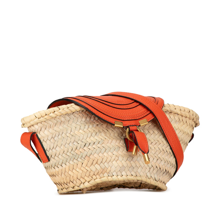 Raffia Marcie Crossbody Brown - Gaby Paris