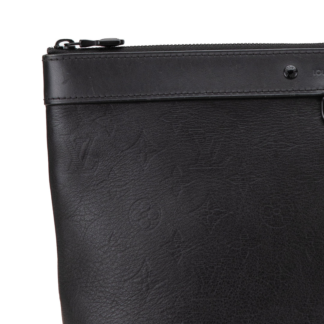 Monogram Shadow Discovery Pochette Black - Gaby Paris