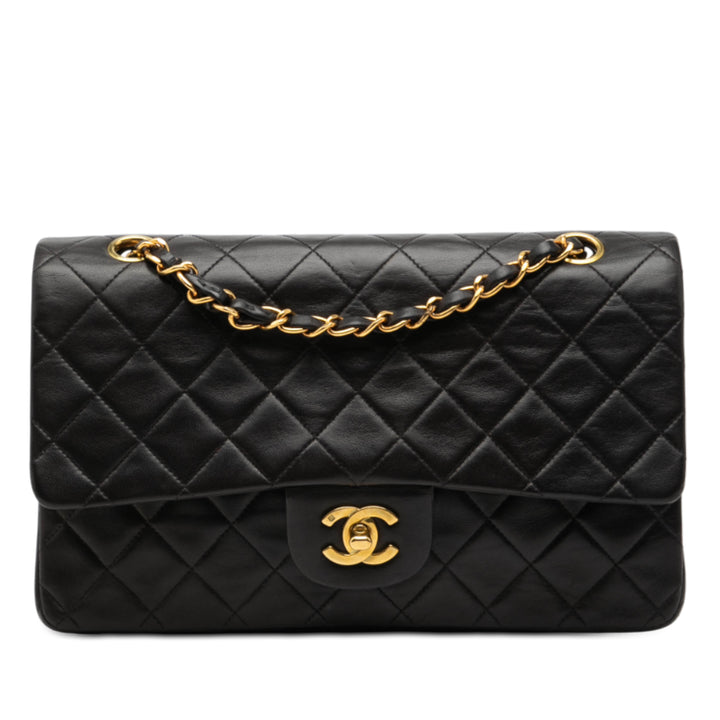 Chanel Medium Classic Cuir d’agneau Double rabat