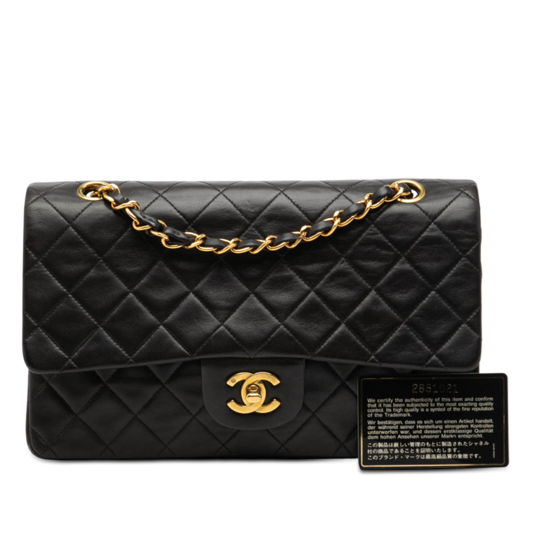 Chanel Medium Classic Cuir d’agneau Double rabat