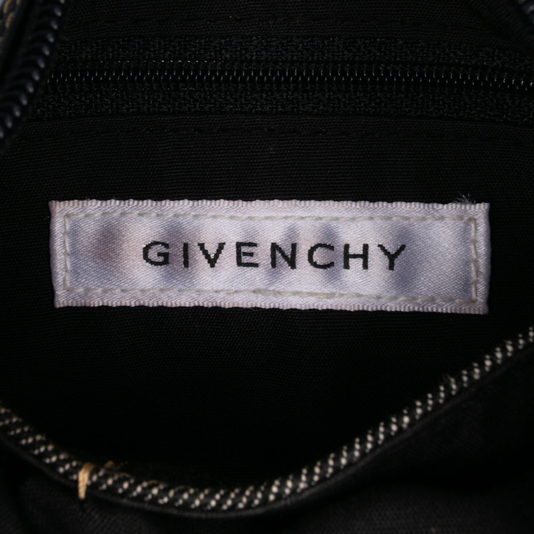 Denim Shoulder Bag Black - Gaby Paris