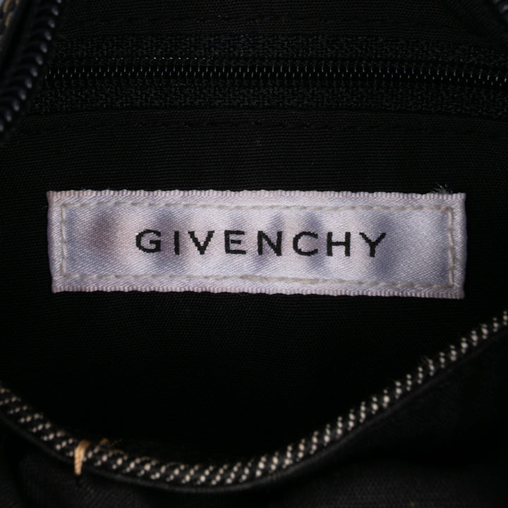 Denim Shoulder Bag Black - Gaby Paris