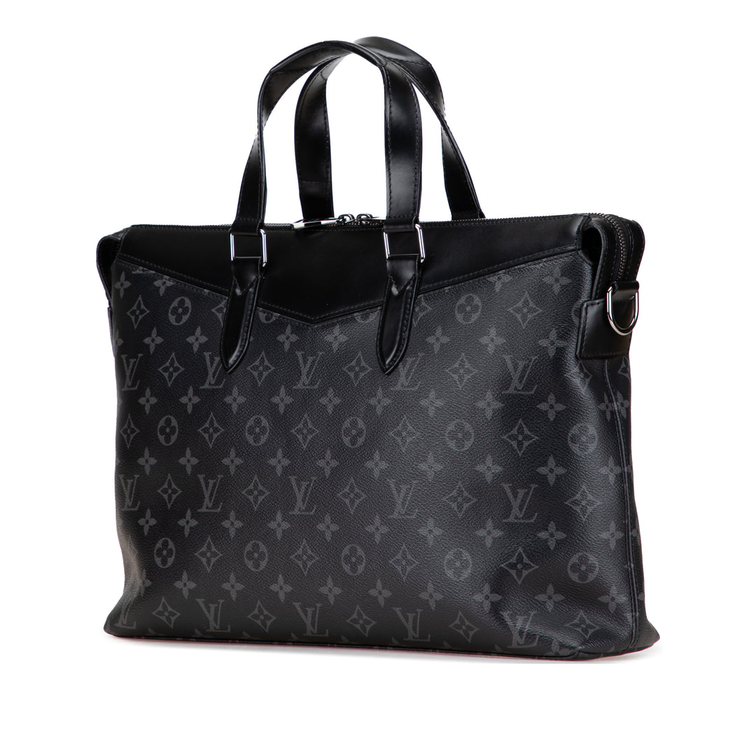Louis Vuitton Monogram Eclipse Explorer Business Bag Noir