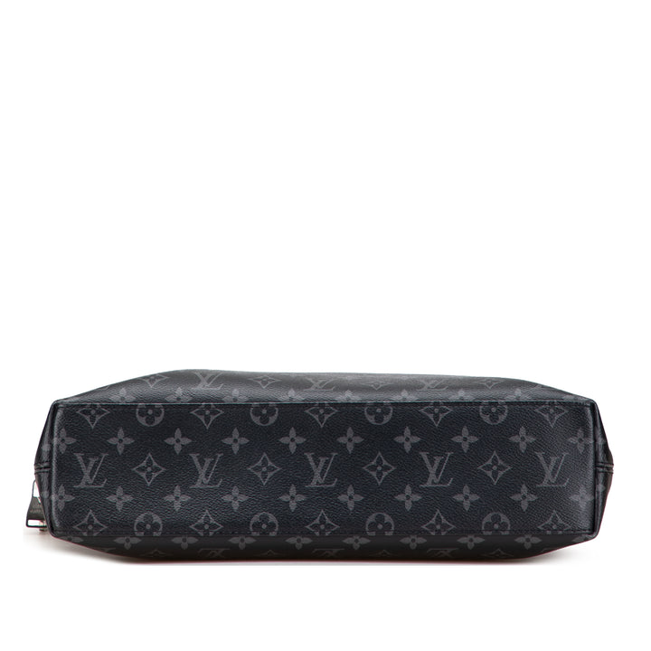 Louis Vuitton Monogram Eclipse Explorer Business Bag Noir