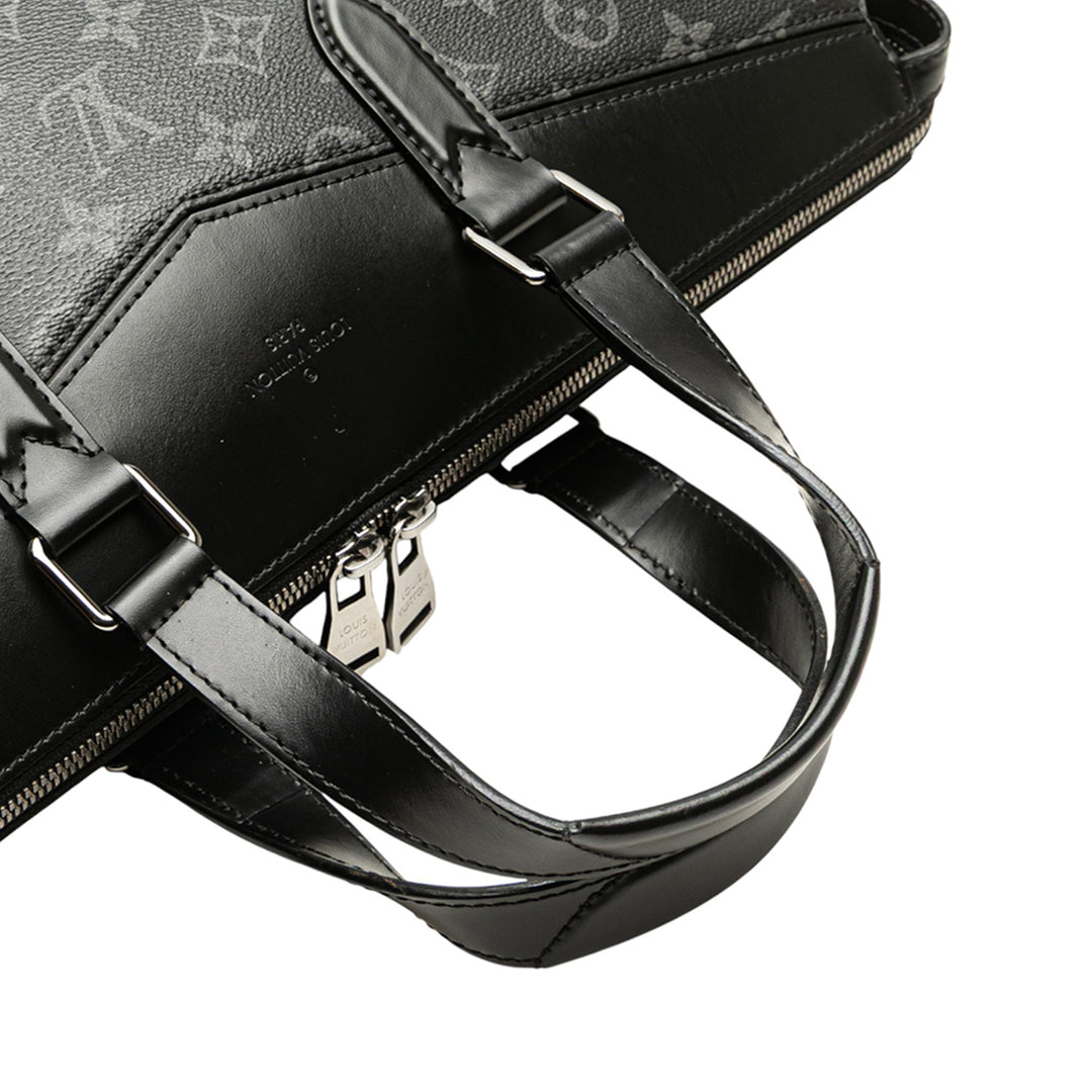 Louis Vuitton Monogram Eclipse Explorer Business Bag Noir