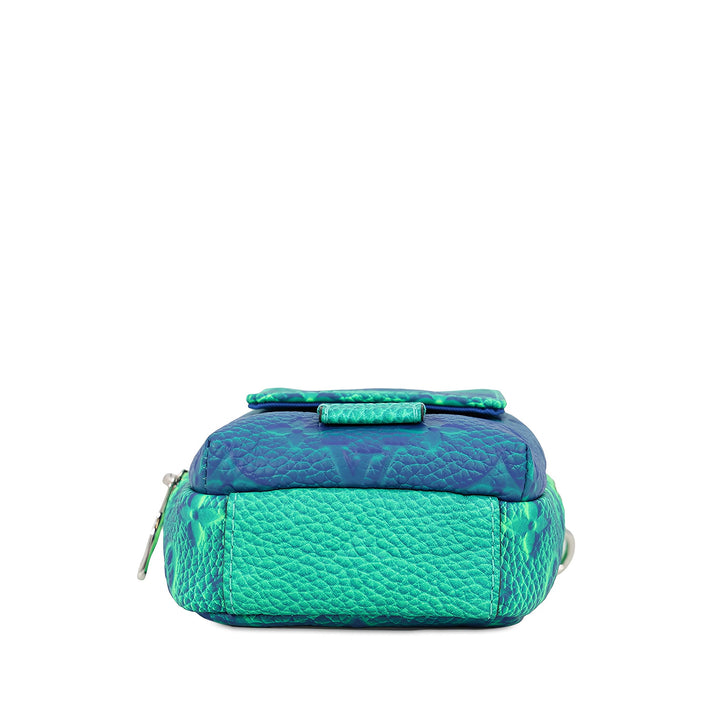 Louis Vuitton Illusion Double Phone Pochette Monogram Vert – vue 3 – GABY PARIS