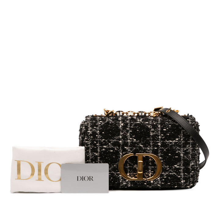 Dior Small Tweed Macrocannage Caro Bag Noir – GABY PARIS Authentique