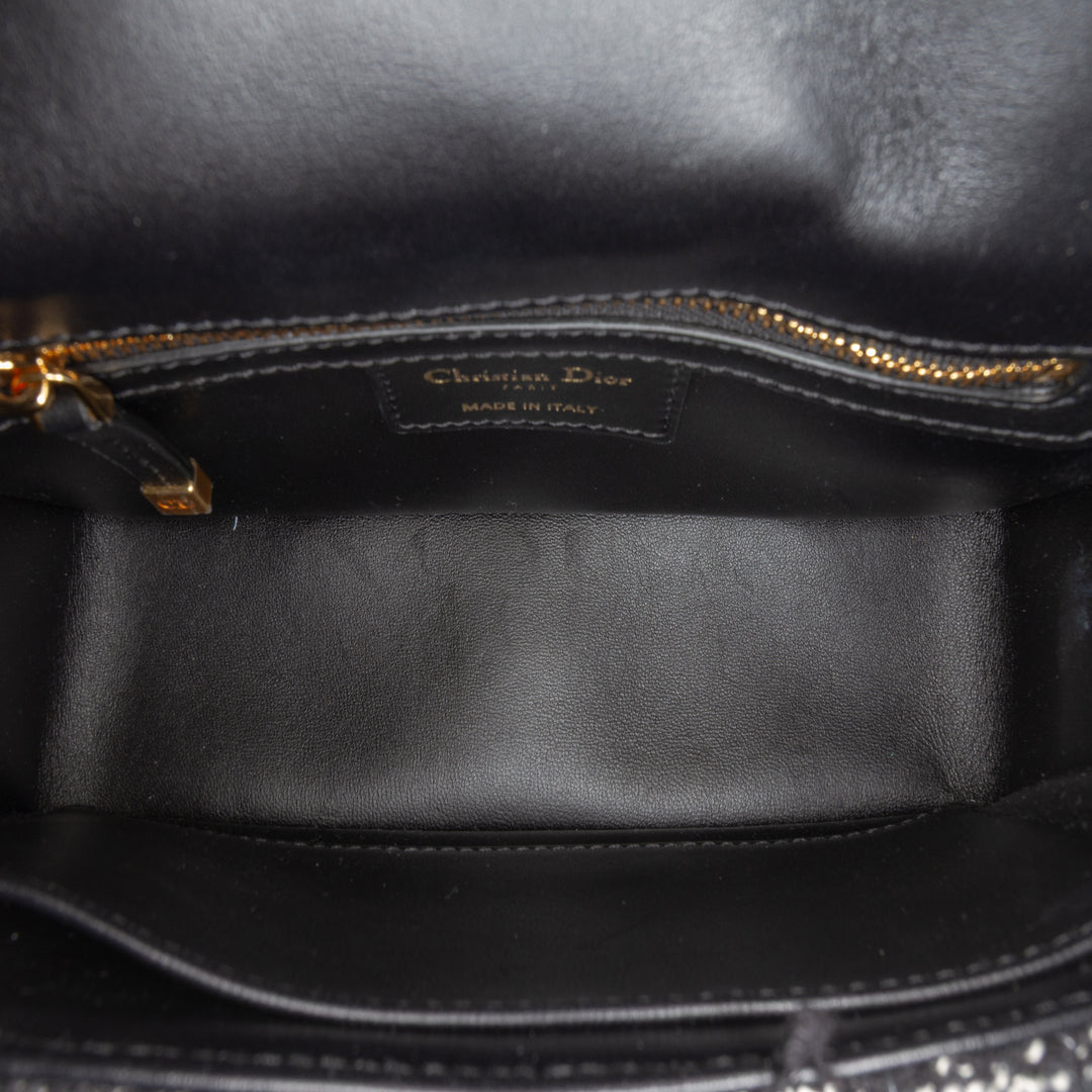 Dior Small Tweed Macrocannage Caro Bag Noir – GABY PARIS Authentique