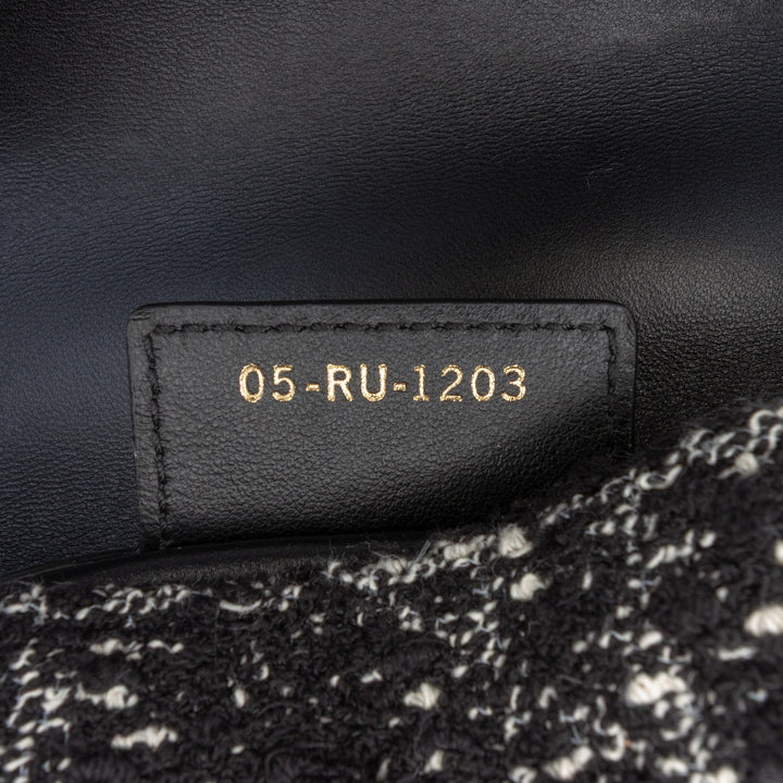 Dior Small Tweed Macrocannage Caro Bag Noir – GABY PARIS Authentique