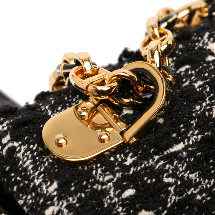 Dior Small Tweed Macrocannage Caro Bag Noir – GABY PARIS Authentique