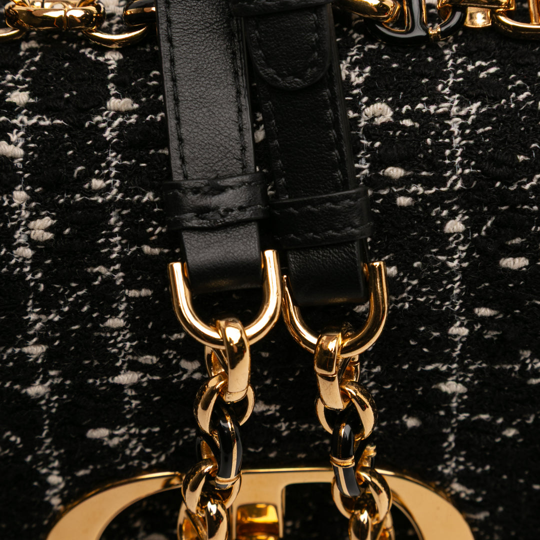Dior Small Tweed Macrocannage Caro Bag Noir – GABY PARIS Authentique