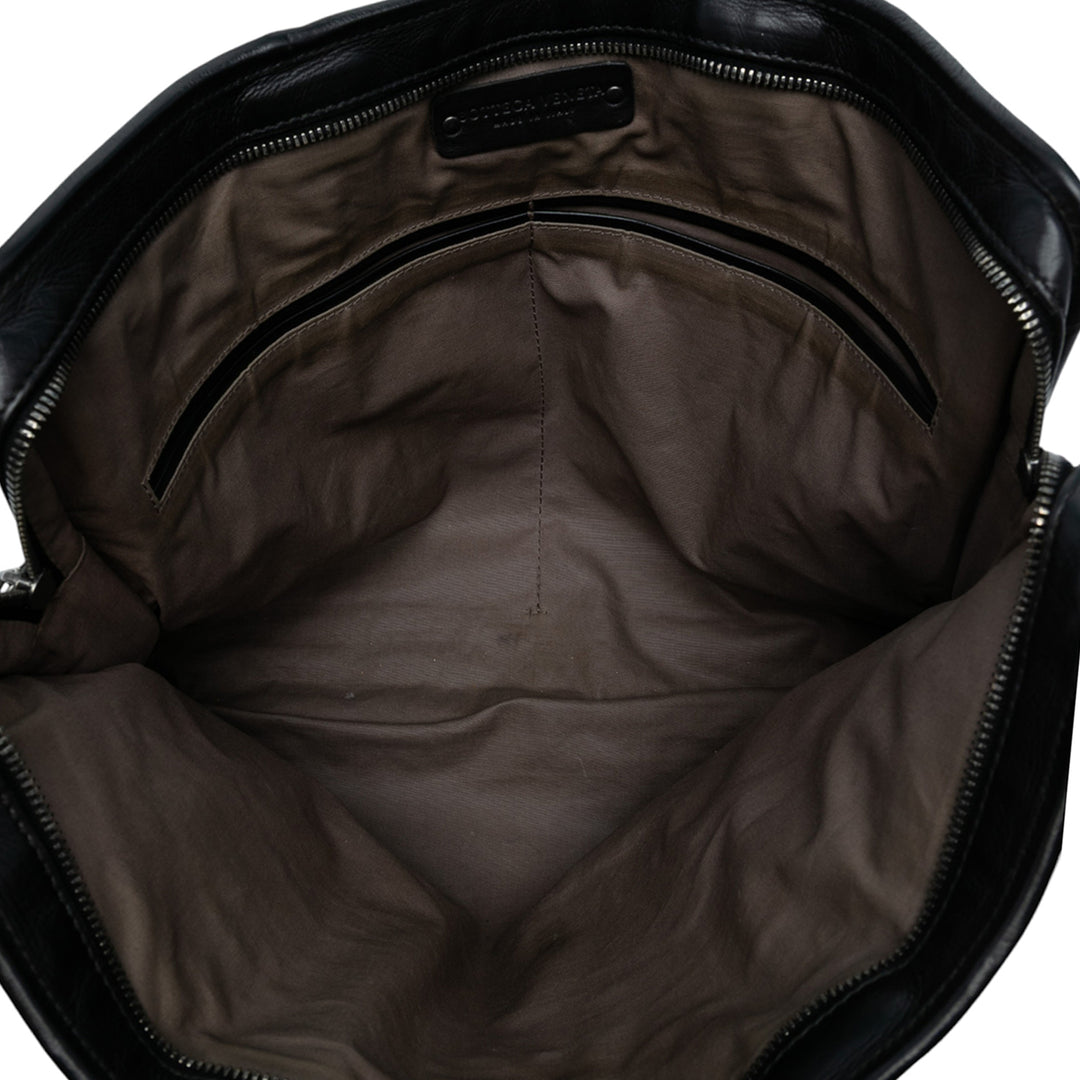 Bottega Veneta Nappa Intrecciato Business Bag Noir – GABY PARIS Authentique