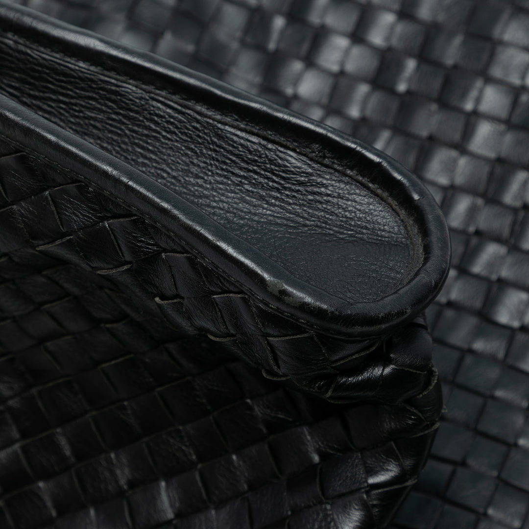 Bottega Veneta Nappa Intrecciato Business Bag Noir – GABY PARIS Authentique