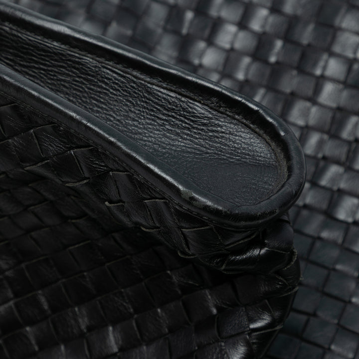 Bottega Veneta Nappa Intrecciato Business Bag Noir – GABY PARIS Authentique