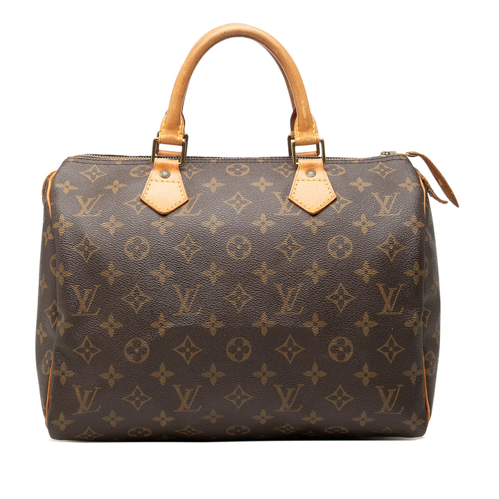 Louis Vuitton Speedy 30 Monogram Marron – vue principale – GABY PARIS