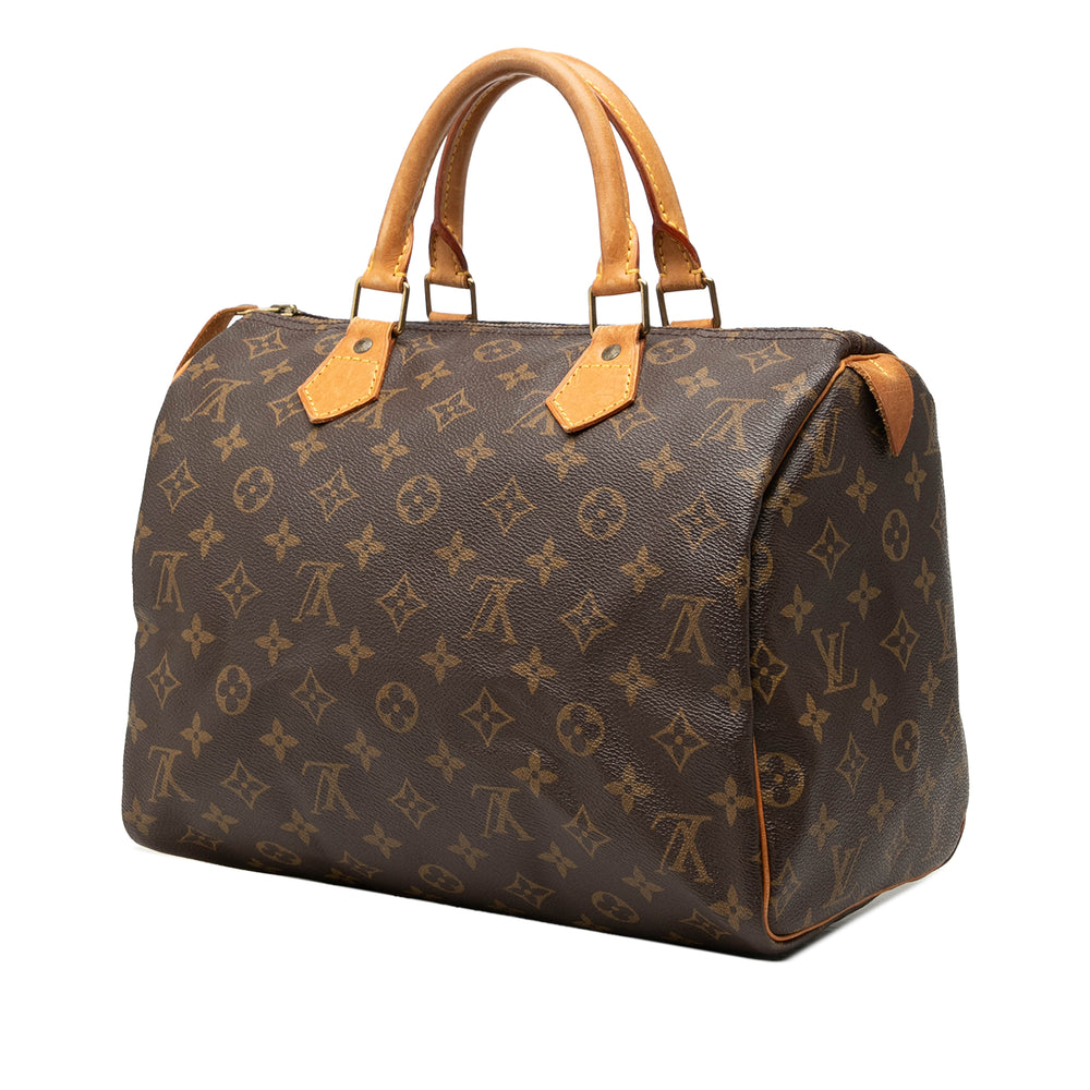 Louis Vuitton Speedy 30 Monogram Marron – vue 2 – GABY PARIS