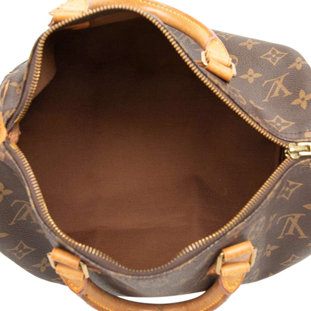 Louis Vuitton Speedy 30 Monogram Marron – vue 4 – GABY PARIS