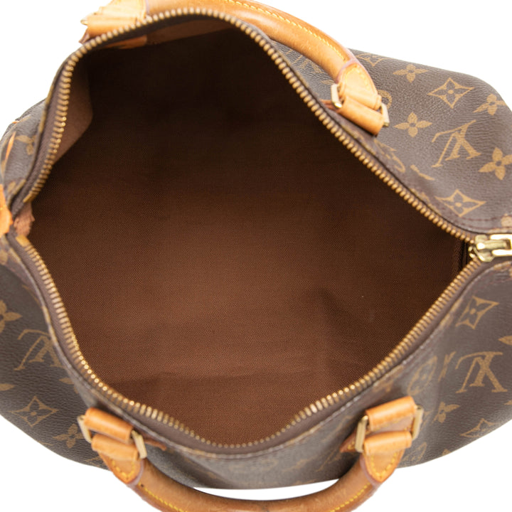 Louis Vuitton Speedy 30 Monogram Marron – vue 4 – GABY PARIS