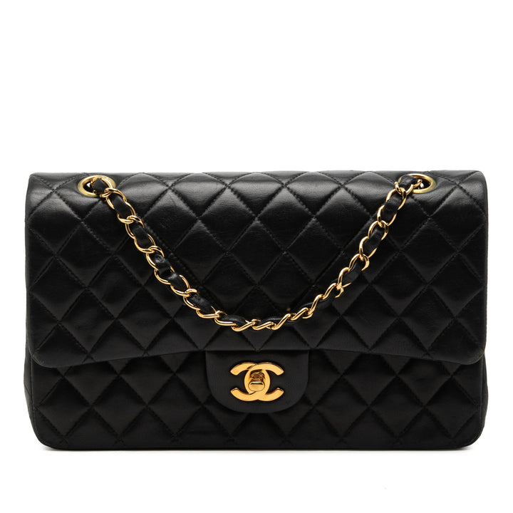Chanel Medium Classic Cuir d’agneau Double rabat