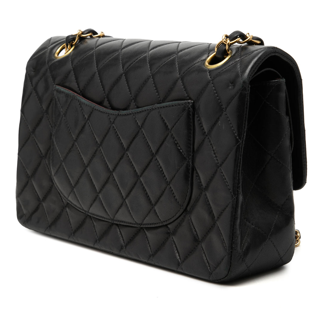 Chanel Medium Classic Cuir d’agneau Double rabat