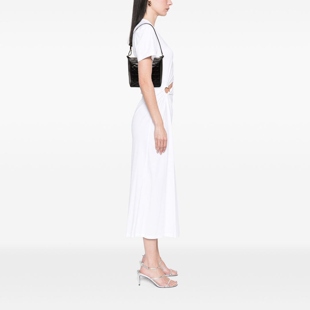 Chanel CC Chocolate Bar Cuir d’agneau Sac bandoulière