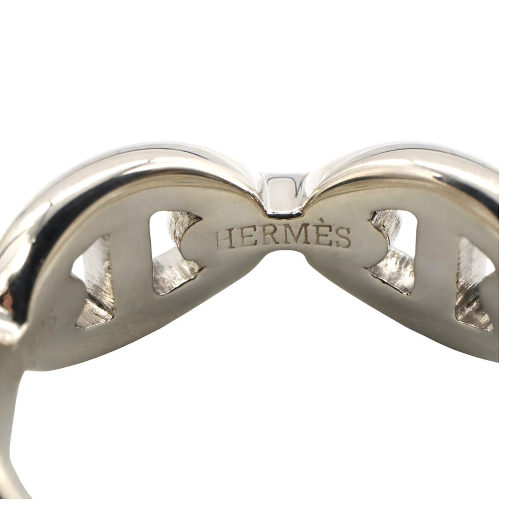 Sterling Silver Chaine d Ancre Chain Ring Silver - Gaby Paris