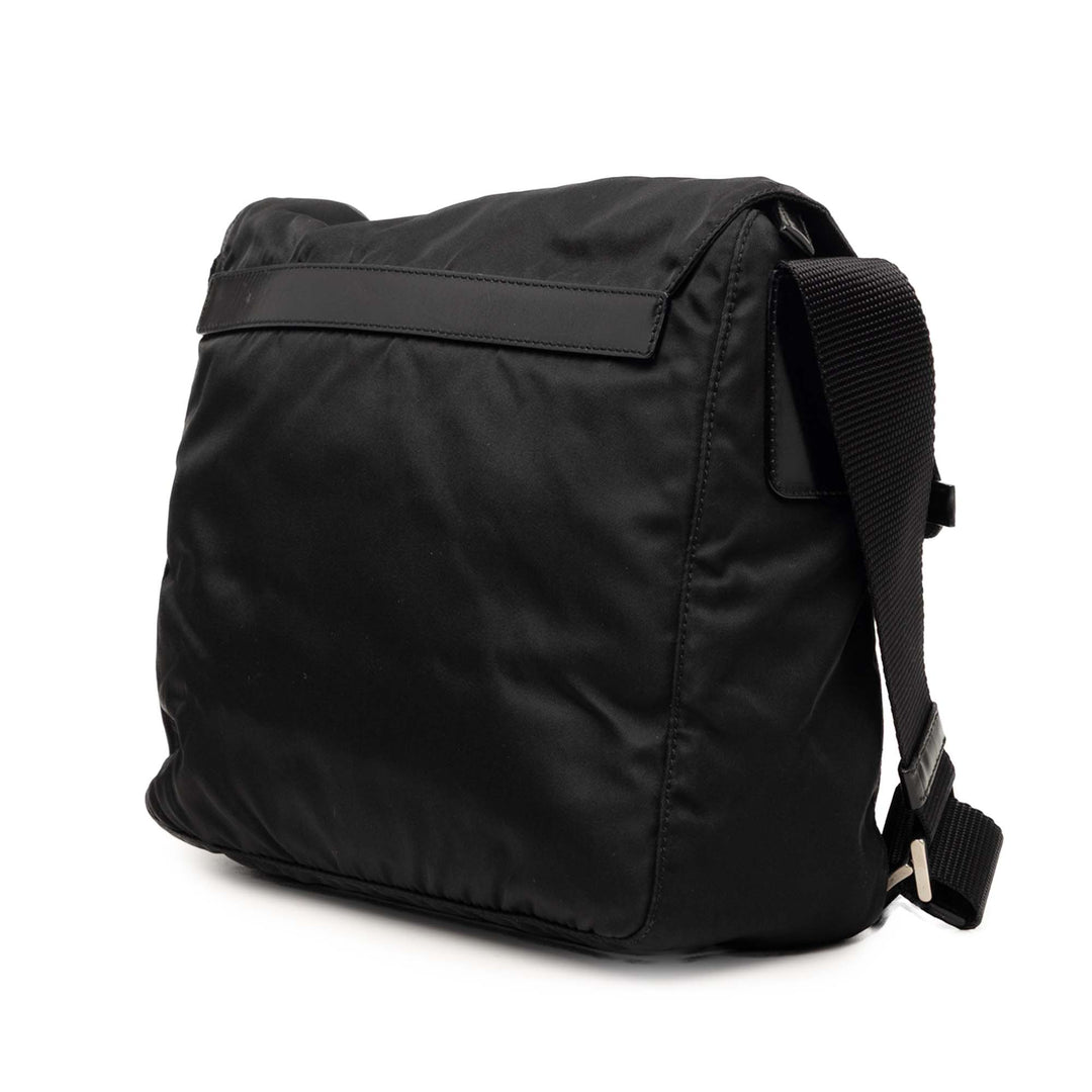 Prada Tessuto Zip Buckle Messenger Sac