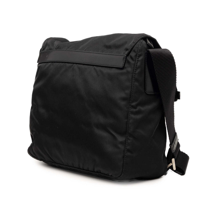 Prada Tessuto Zip Buckle Messenger Sac