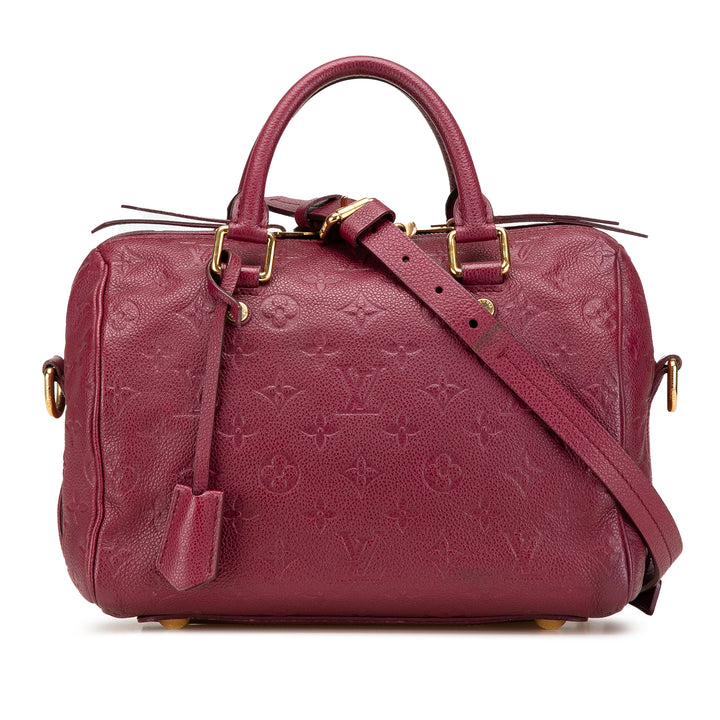 Monogram Empreinte Speedy Bandouliere 25 Red - Gaby Paris