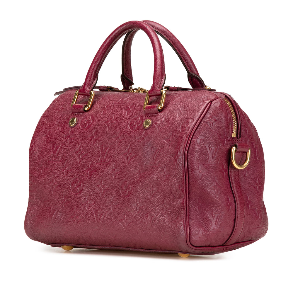 Monogram Empreinte Speedy Bandouliere 25 Red - Gaby Paris