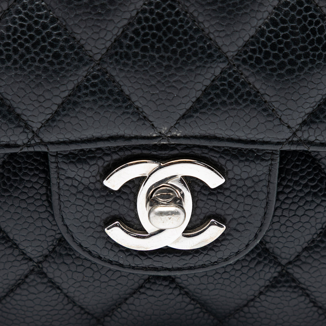 Chanel Medium Classic Caviar Double rabat