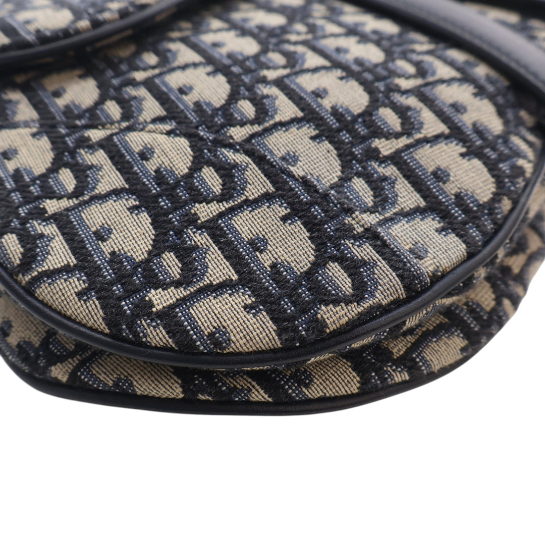 Saddle Sac Oblique Bleu