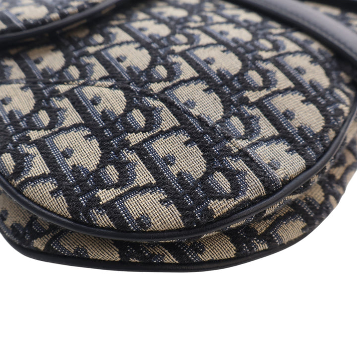 Saddle Sac Oblique Bleu