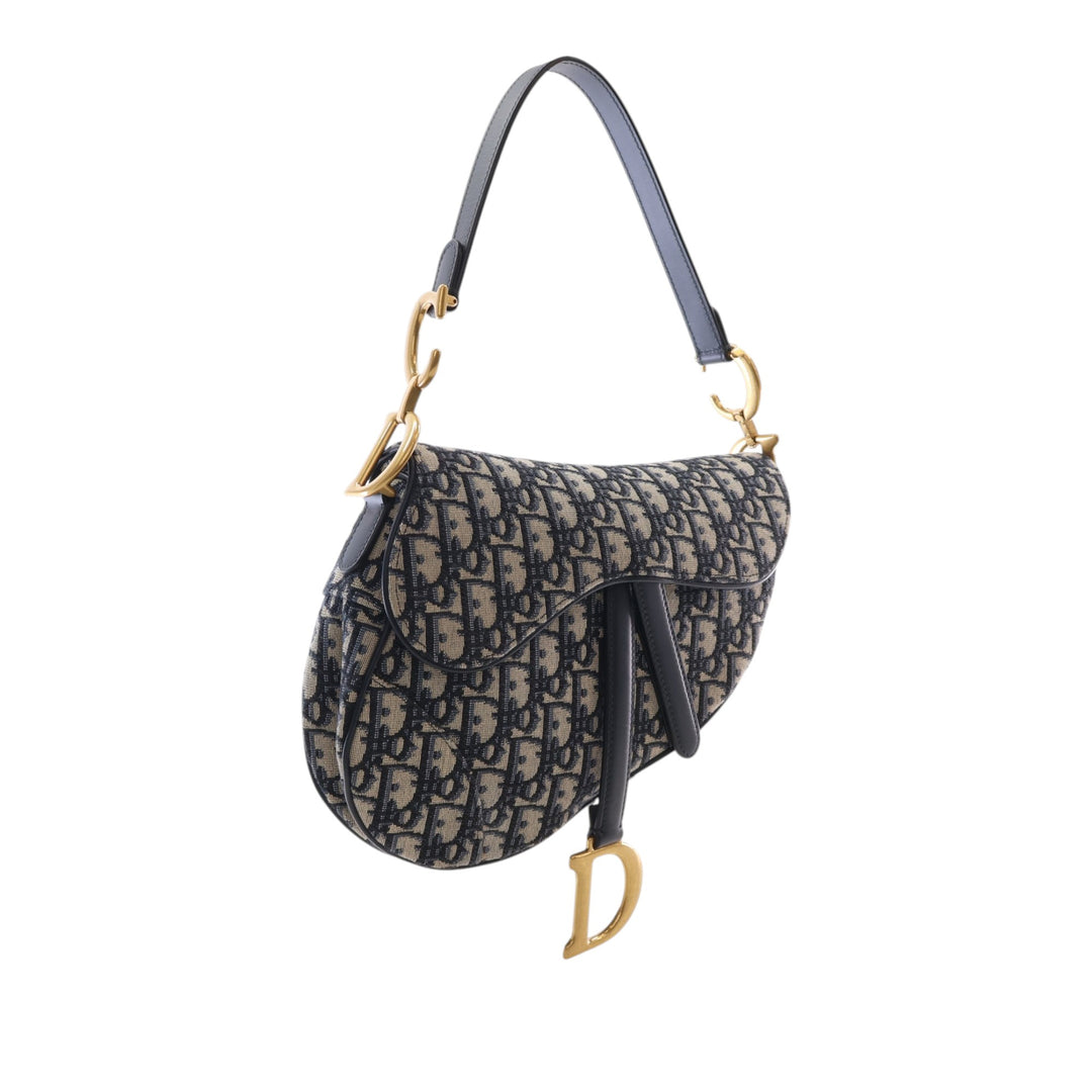 Saddle Sac Oblique Bleu