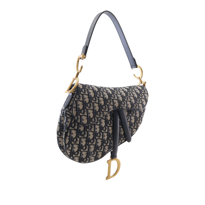 Saddle Sac Oblique Bleu